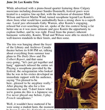 Lee Konitz Trio 2008